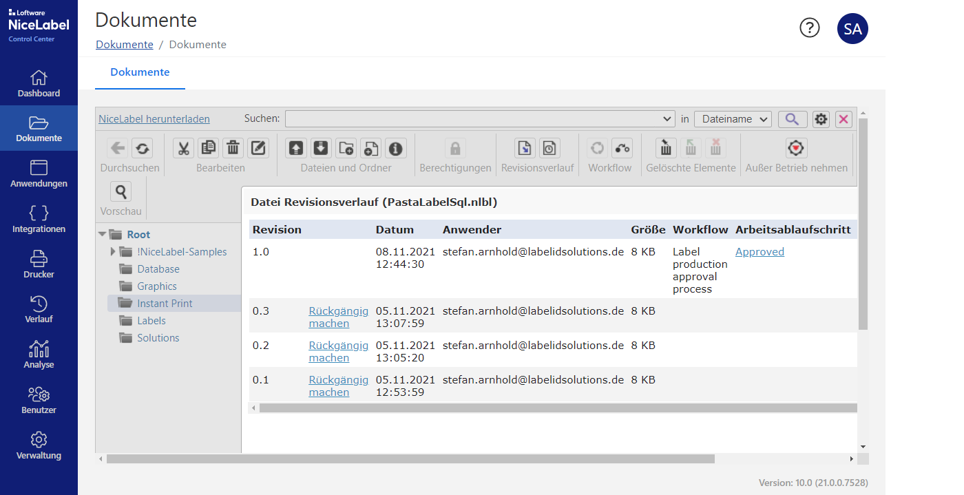 validation revision