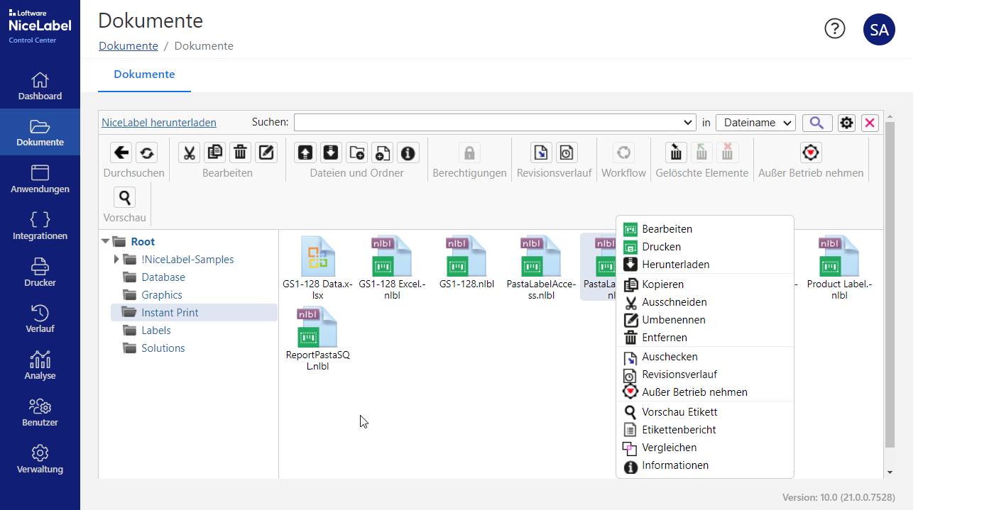 control center documents